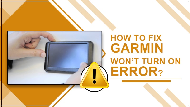 Garmin won't turn on