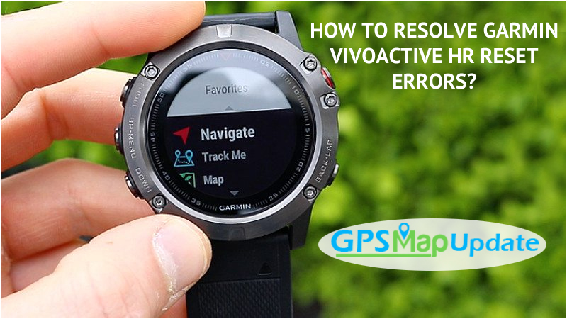 garmin vivoactive hr reset button