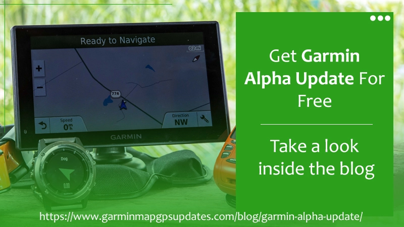 Garmin Alpha Update banner