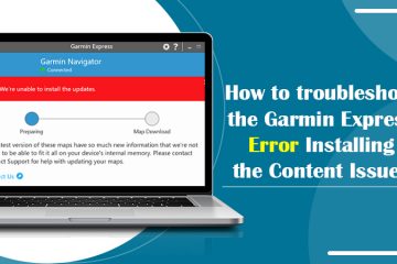 Garmin Express Error Installing the Content Issue
