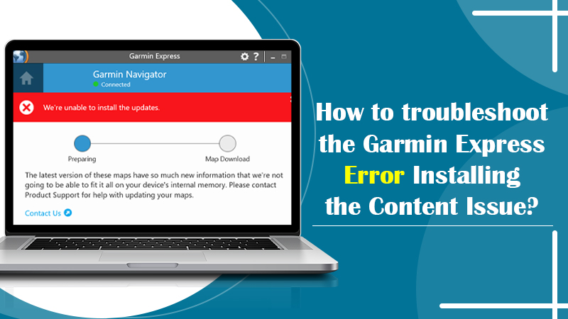 Garmin Express Error Installing the Content Issue