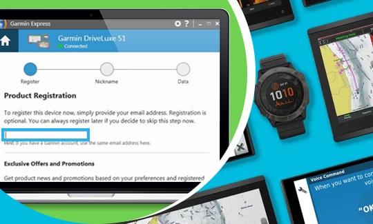 Garmin Account Registration